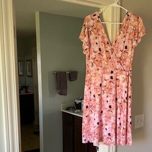 Kaileigh Blush Floral Mini Dress